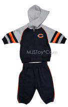NWT Chicago Bears NFL Baby Jogging Suit 2pc Embroidered Team Logo Jacket Pants - £23.58 GBP