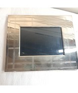 Ralph Lauren Fenimore Chandler 5x7&quot; Picture Frame Silver Color plaid pho... - $845.08 MXN