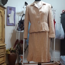 Skirt Jacket Blazer Suit Set Country Cottage B8 Le Suit sz 10 - $48.00