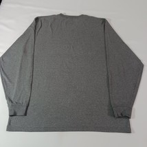 Carhartt K231 020 Original Fit Men's L Gray Cotton Long Sleeve Graphic T-Shirt image 2