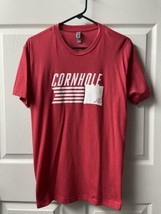 Atlanta Georgia Cornhole T shirt Mens Medium Crew Neck Short Sleeved 2019 - $3.96