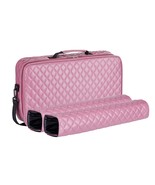 C&amp;H Solutions Purple PinkElegant Quilted PU Leather Mahjong Carrying B... - $722.94 MXN