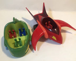 PJ Masks Toy Vehicles  Lot of 2 Green And Red - $10.88