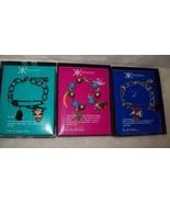 KARDASHIAN COLLECTION 3 CHARM BRACELETS~NEW IN A BOX - $50.45