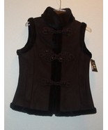 LNR LA NOUVELLE RENAISSANCE Faux Fur Vest sz xs new - $50.45