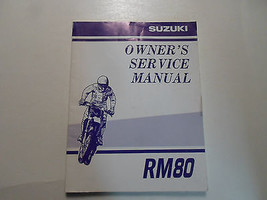2001 Suzuki RM80 Owners Service Manual Worn Faded Factory Oem Book 01 Deal - $36.95
