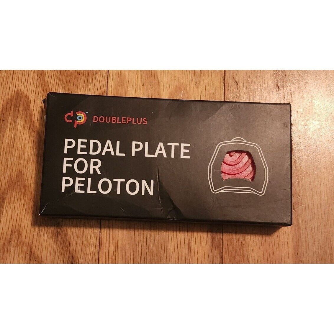 Doubleplus Pedal Plate for Peloton Bike Cleat Covers Protector Red - £9.59 GBP