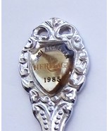 Collector Souvenir Spoon Canada Saskatchewan Glenside Heritage 1985 Emblem - $2.99