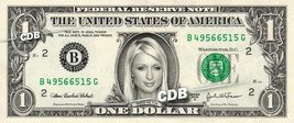 PARIS HILTON on REAL Dollar Bill Cash Money Bank Note Currency Celebrity... - £3.53 GBP+