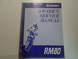 1997 SUZUKI RM80 RM 80 Owners Service Manual # 9901102B7203A WORN FADED ... - $34.27