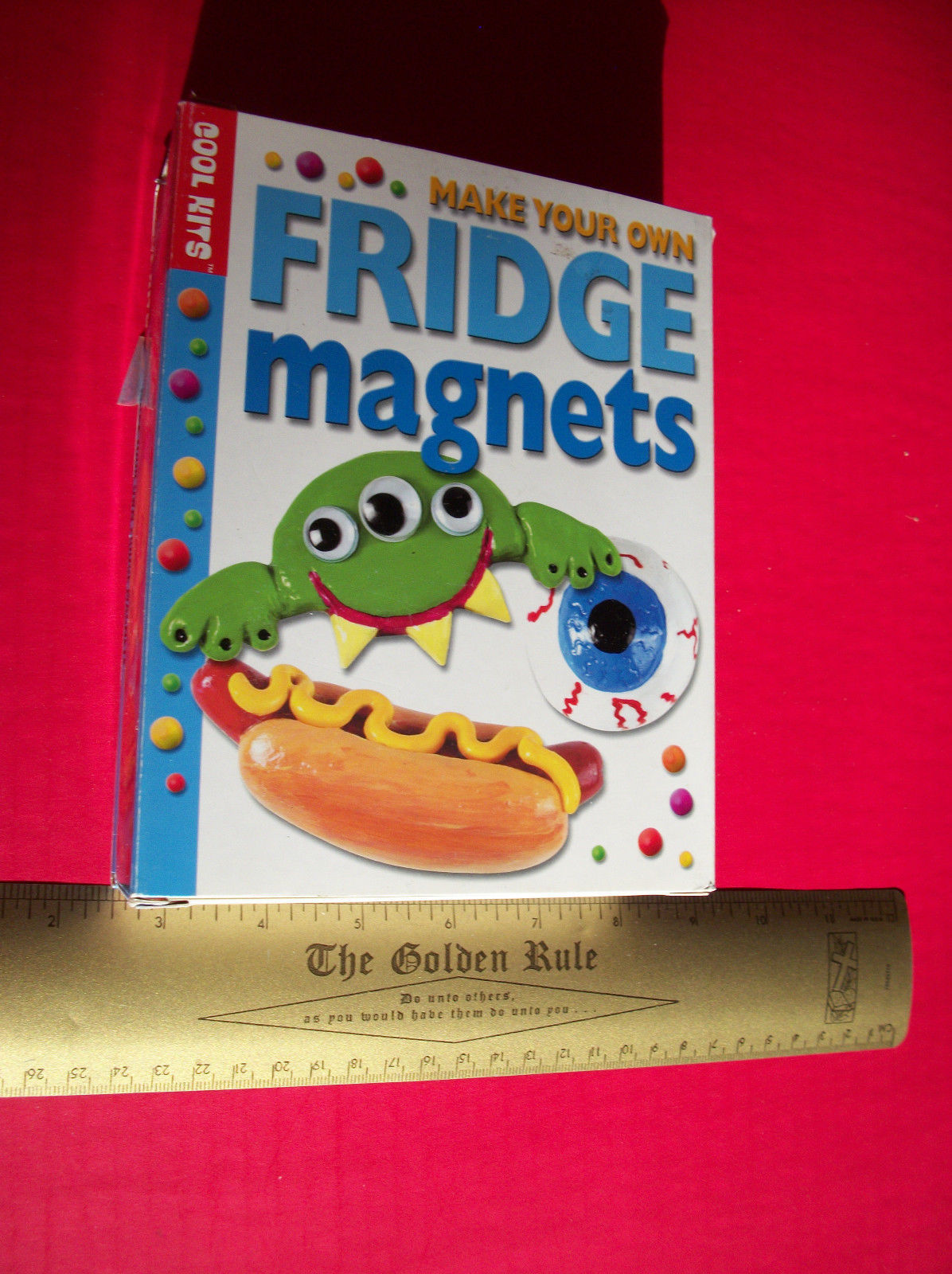 Scholastic Craft Activity Set Make Your Own Fridge Magnets Book Clay Coo... - $9.49