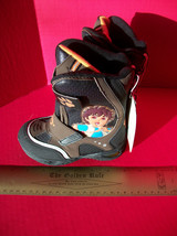 Dora The Explorer Boy Clothes 8 Go Diego Go Snow Boots Winter Cold Weather Shoes - £15.05 GBP