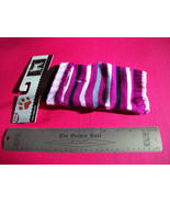 Pet Gift Dog Clothes XXS Pink Gray Stripe Sweater Outfit Cold Weather Ap... - €4,67 EUR