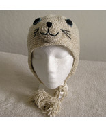 Seal Hat w/Ties for Children - Animal Hats - Medium - £12.78 GBP