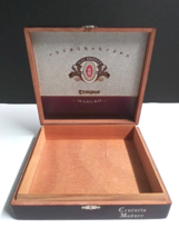 Alec Bradley Maduro Empty Lacquered Wood Cigar Box for Crafts or Travel Humidor  - £14.25 GBP