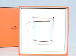 Hermes Rhythm Mug Cup Red Porcelain dinnerware tableware - $235.77