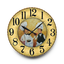 Custom made silent battery operated quartz 10.75&quot; acrylic round wall clock #86 - £28.47 GBP
