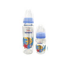 Bambino 2-Piece Bottle Set Slow Flow - Blue - Fish Pattern - $9.14+