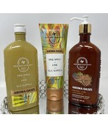 Bath &amp; Body Works Aromatherapy Aroma Oasis Pineapple Lime  3 Piece Gift Set - £38.27 GBP
