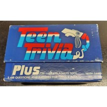 Teen Trivia Plus Card Quiz Game 1984 3448 Questions and Answers - $9.28