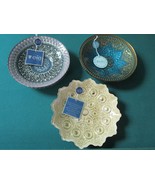 Efe Turkish Glass Reverse Painting Genuine Silver Bowl 9&quot; Pick 1 - $74.70 CAD