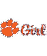 Clemson University Paw-Girl Decal - $11.69 CAD