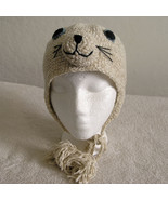 Seal Hat w/Ties for Children - Animal Hats - Large - £12.82 GBP