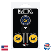 Team Golf NCAA California Golden Bears Divot Tool &amp; 3 Golf Ball Markers - $25.85