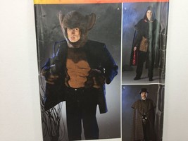 Simplicity Mens Pattern 0553 Costumes Jykll Hyde Werewolf Detective XS Sm Med - £13.58 GBP