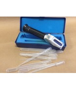 Heavy Duty 0-32% ATC Brix Refractometer, RHBN-32ATC + (10) 3ml Pipettes - £33.30 GBP