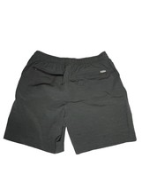 BURNSIDE Men&#39;s Charcoal Gray Shorts Size L Performance Activewear Drawstring - $11.21