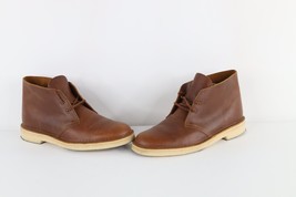 Clarks Originals Mens 9.5 Leather Bushacre 3 Ankle Chukkas Chukka Boots ... - $1,192.18 MXN