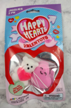 Valentine&#39;s Day Toys Happy Hearts Valentoys Bear Heart Stretchy Squeezable JaRu - £7.99 GBP