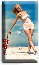 Marilyn Monroe Sexy Beach Bikini Telephone Phone Jack Wall Plate Art Decor Cover - £11.35 GBP