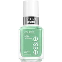 essie Nail Art Studio Jelly Gloss Nail Polish, Vegan, Sheer Green Nail Polish, - $10.98