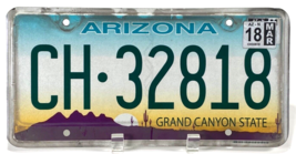 2000&#39;s Arizona License Plate - CH-32818 - Grand Canyon State-Desert Landscape - £10.47 GBP