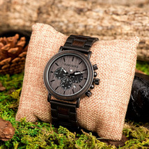 Wood Men Watch Top Brand Wristwatch Luxury Stylish Chronograph Watches G... - $1,235.94 MXN