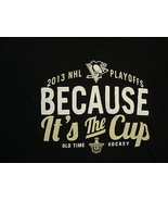 NHL Pittsburgh Penguins 2013 Stanley Cup Playoffs Old Time Hockey T Shirt L - £9.37 GBP
