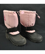 Kamik Rocket Light Pink Insultated Lined Winter Snow Rain Boots 1 Kids Y... - $57.11 CAD
