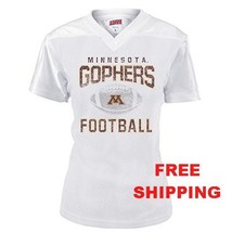 Minnesota Golden Gophers FREE SHIPPING Mesh Football Jersey Girls- Junio... - £16.91 GBP