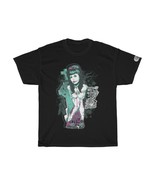 Elliz Clothing&#39;s Zombie Girl Graphic Unisex Heavy Cotton T-shirt - $22.00+