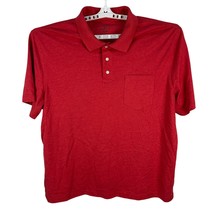 George Mens Red Polo Shirt Size XL 46-48 Cotton/Polyester Blend - $19.20 CAD