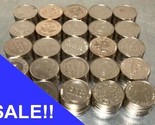 SALE!!!  250 MIXED SILVER PACHISLO SLOT MACHINE TOKENS - TUMBLE CLEANED - $28.99