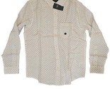 Abercrombie &amp; Fitch Button Up Shirt White Blue Long Sleeve Medium NWT - £17.97 GBP