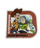 2026 Disney World Annual Passholder Toy Story Magnet Woody Buzz Pixar EPCOT - $25.20