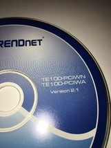 Tren Dnet TE100-PCIWN/TE100-PCIWA Driver CD-Version 2.1-Copyright 2009-Very Rare - £71.27 GBP