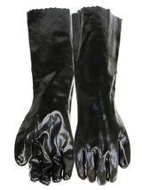 West Chester 12018/L Men's 18 in. PVC Protective Gloves- Black, Large - $19.96