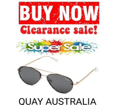 ✅?SALE⚠️??QUAY Roxanne SUNGLASSES Aviators EYEGLASSES???BUY NOW??️ - £39.16 GBP