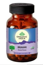 Lot of 2 Organic India Brahmi 120 Capsules Storage Wellness Concentratio... - £21.02 GBP