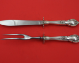 Alexandra by Lunt Sterling Silver Steak Carving Set 2pc HH with Stainless - £93.64 GBP